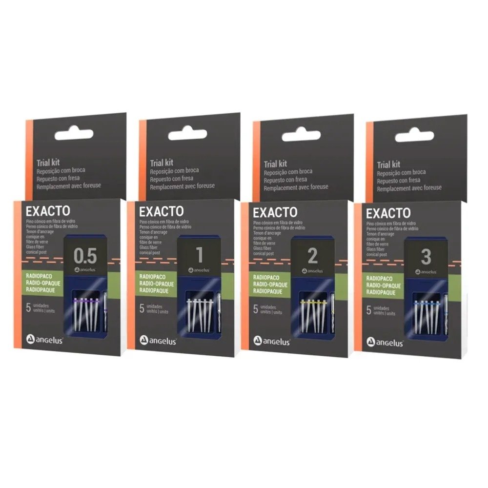 Angelus Exacto Trial Pack Glass Fiber Post